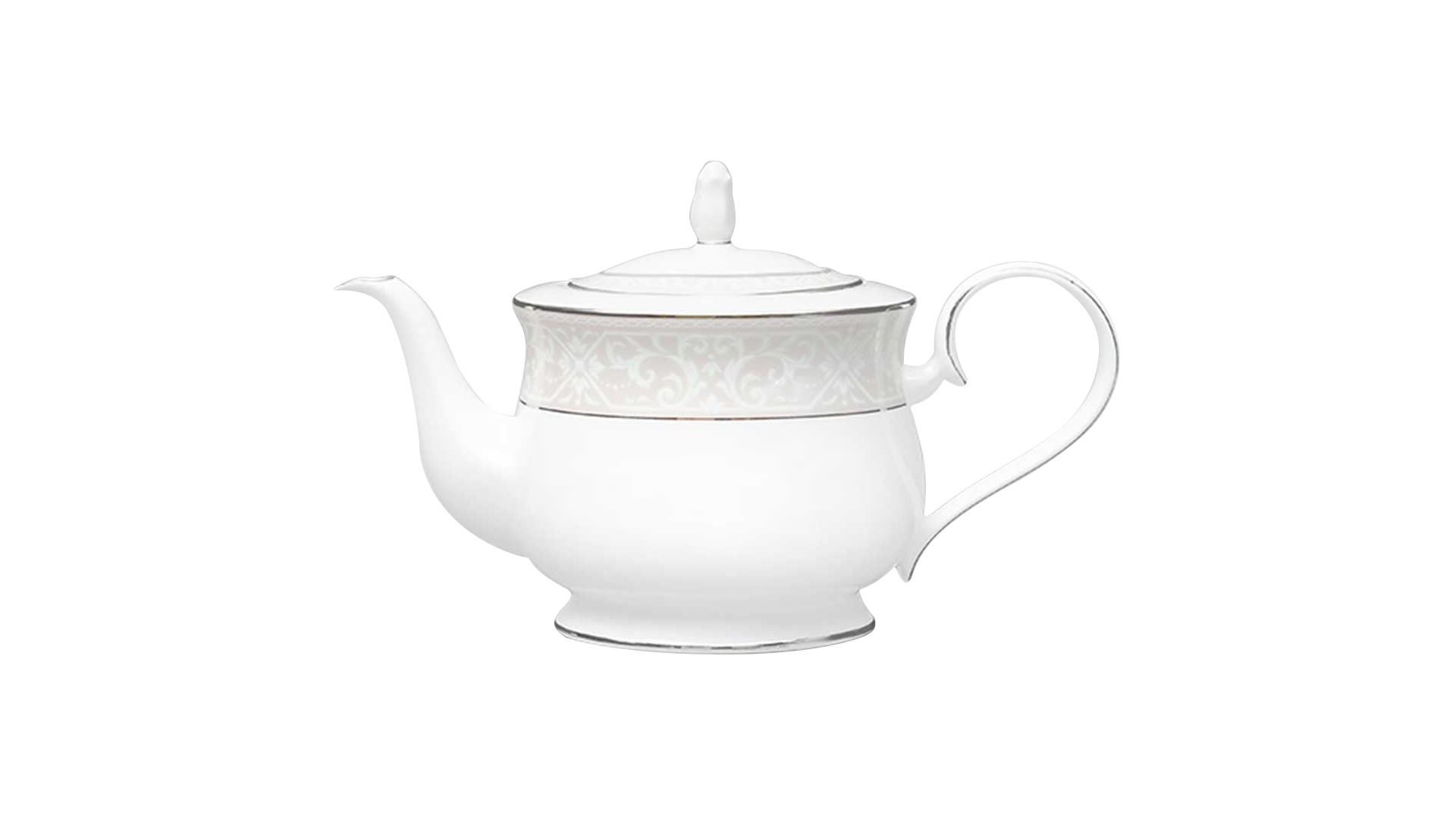 10655247 Noritake Сервиз чайный Noritake "Монтвейл, платиновый кант" на 6 персон 21 предмет Фарфор костяной  - Вид №6