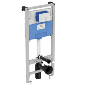 R0309AA Пневматический промо-набор, состоящий из: R027767 120 P Встраиваемая инсталляция для монтажа подвесных унитазов и R0116AA OLEAS™ P1 Пневматическая панель смыва Ideal Standard PROSYS