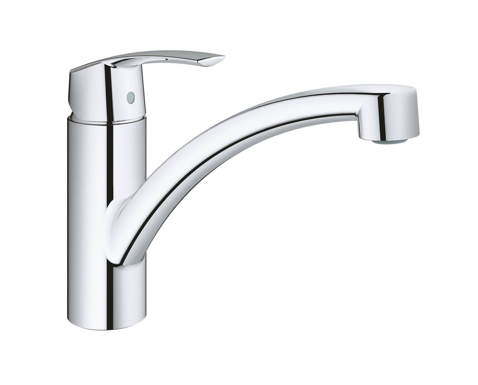 Смеситель для кухни однорычажный GROHE Start с энергосберегающим картриджем, хром (31138001)