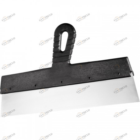 Шпатель фасадный из нержавеющей стали 600мм с пластмассовой ручкой СИБРТЕХ 12322