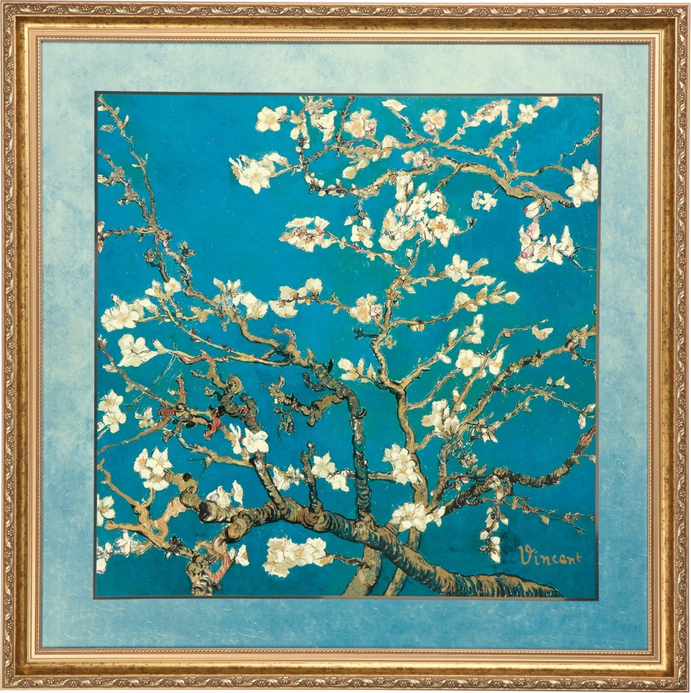 10610790 Goebel Картина 68*68см "Миндальное дерево" Фарфор 