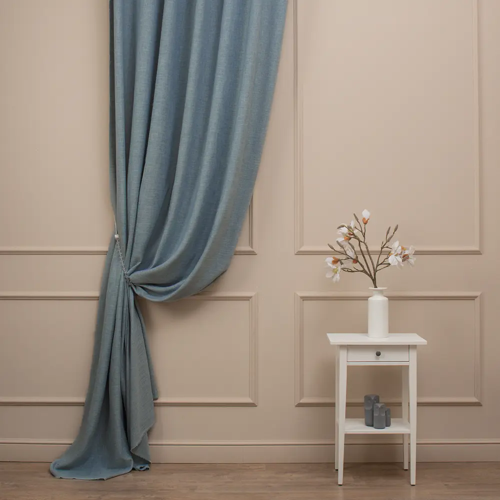 Ткань 1 п/м рогожка Wale 330 см 400 г/м² цвет серо-синий 89462531 STLM-2203911 TEX REPUBLIC 