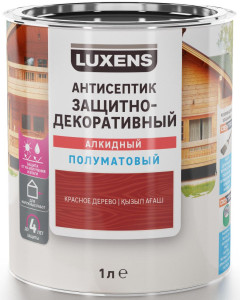 87422488 Антисептик полуматовый красное дерево 1 л STLM-0073839 LUXENS