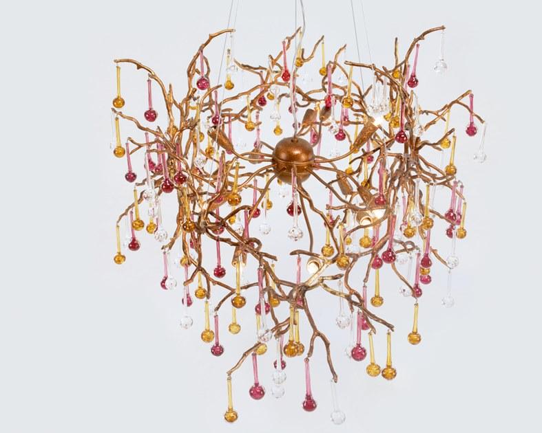 Serip Галогенный подвесной светильник из бронзы Bijout Ct3263/12 - Вид №3