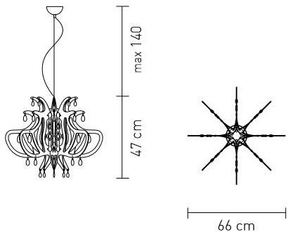 Slamp Подвесной светильник из медиflex Lillibet sun-id-1482413 - Вид №2