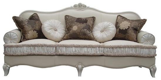 Arrediorg.it® 3-х местный кожаный диван с обивкой Florence R201-3 sofa - Вид №2