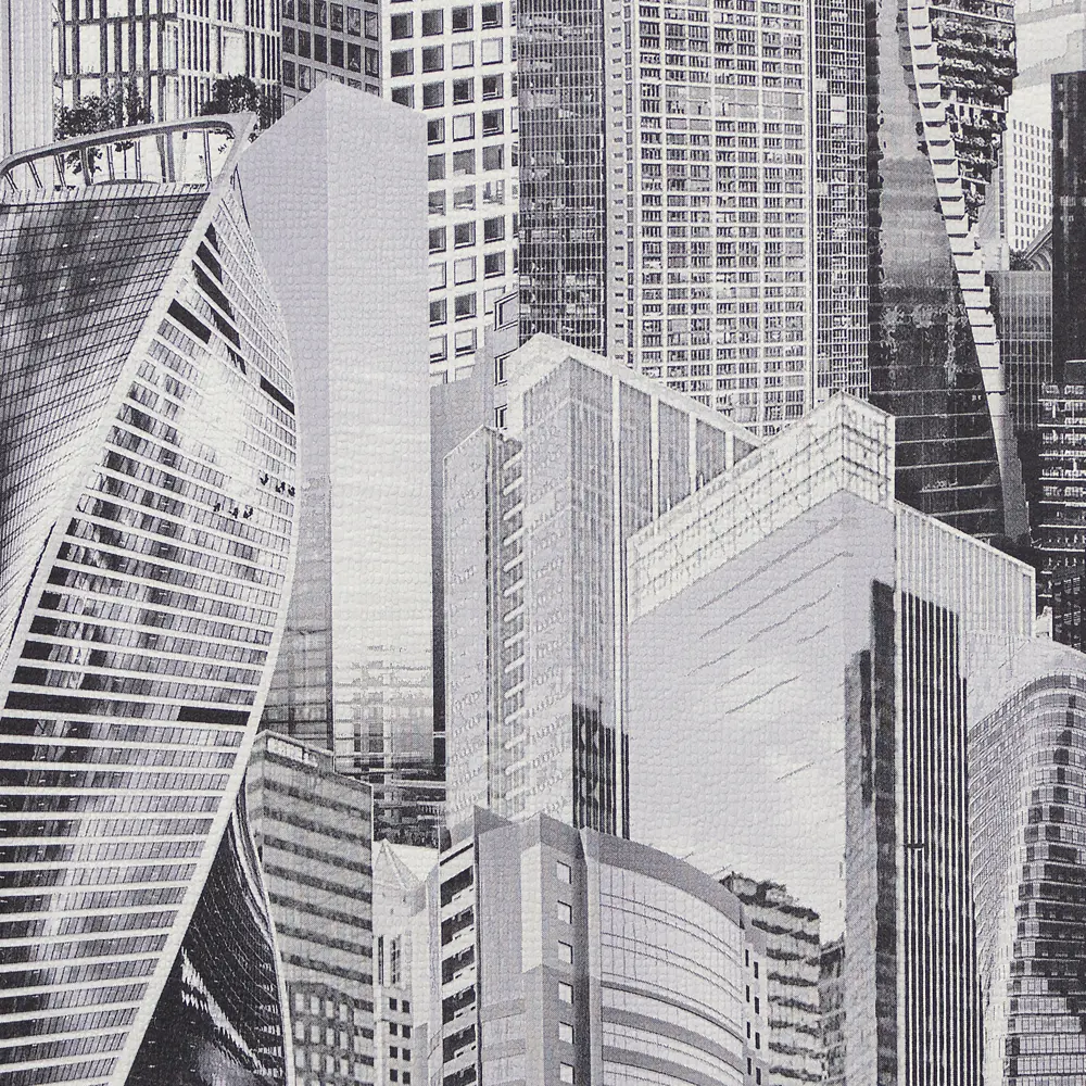 Santreyd Обои бумажные Небоскреб серые с мраморным рисунком 83596171 НЕБОСКРЕБЫ STLM-0042322 - Вид №1