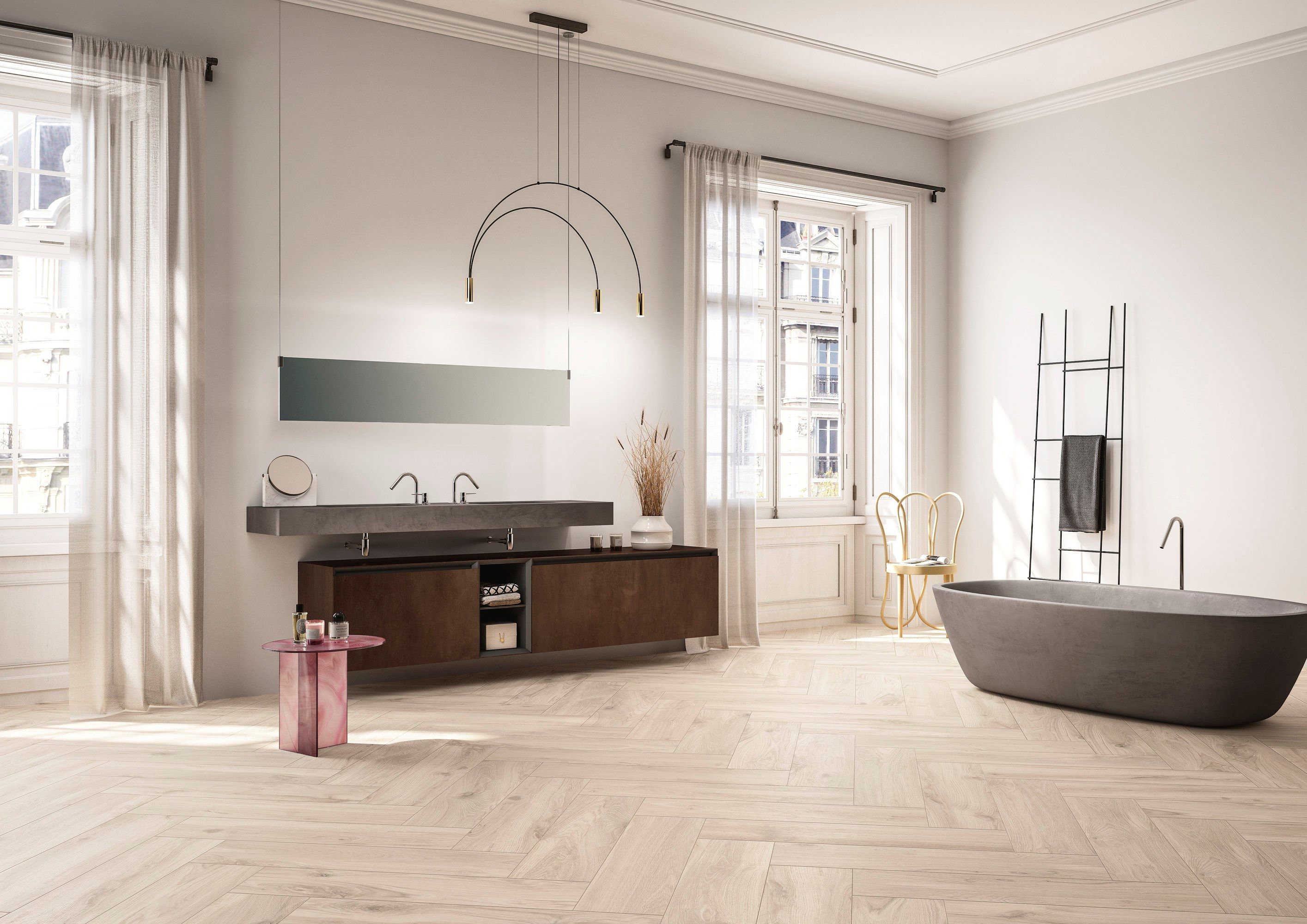 Пол / облицовка керамогранита под дерево Fiandre Bois urbain ARCH-00147008 - Вид №3