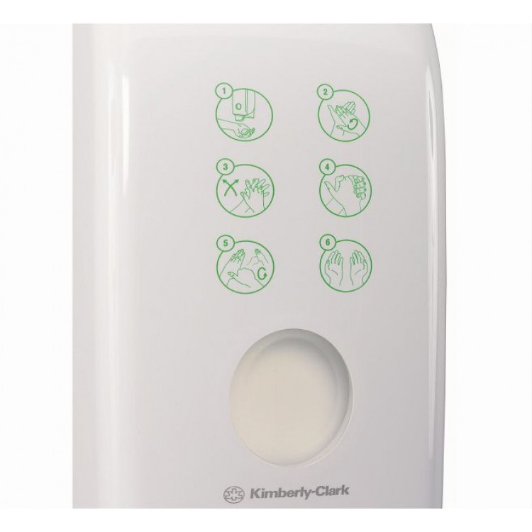 7134 Kimberly Clark Диспенсер для жидкого мыла/крема для рук белый Kimberly Clark Professional Aquarius 7134 белый  - Вид №1