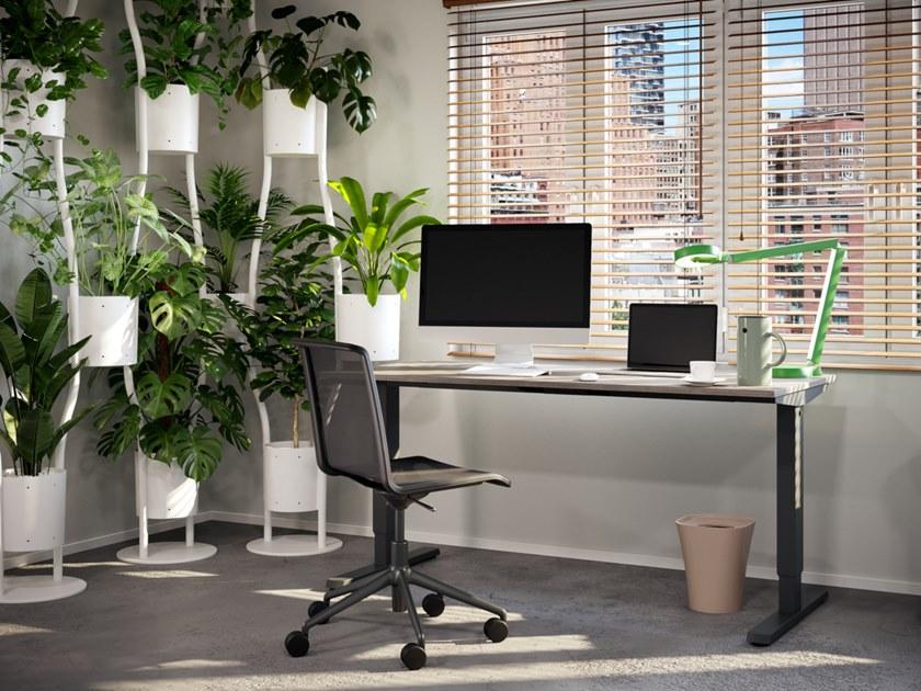 Brunner Регулируемое по высоте 5-спицевое вращающееся кресло из сетки Hero plus 4699 - Вид №1