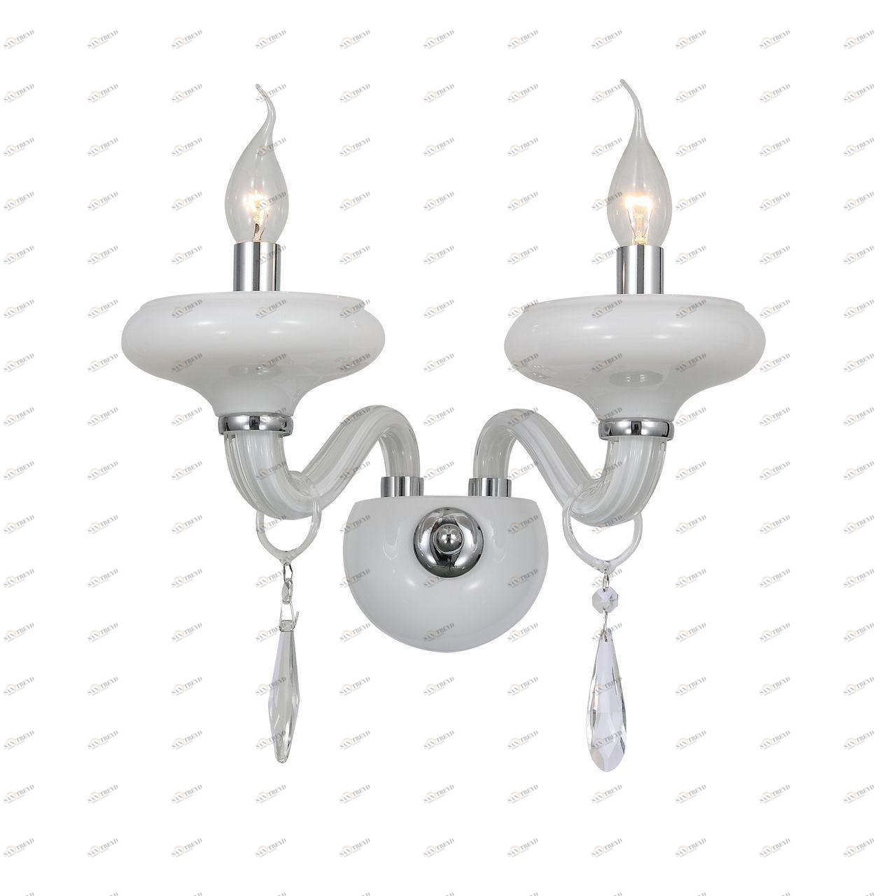 Бра ST Luce Bambolina SL756.501.02 ST LUCE СВЕЧА 119004 Белый;прозрачный 