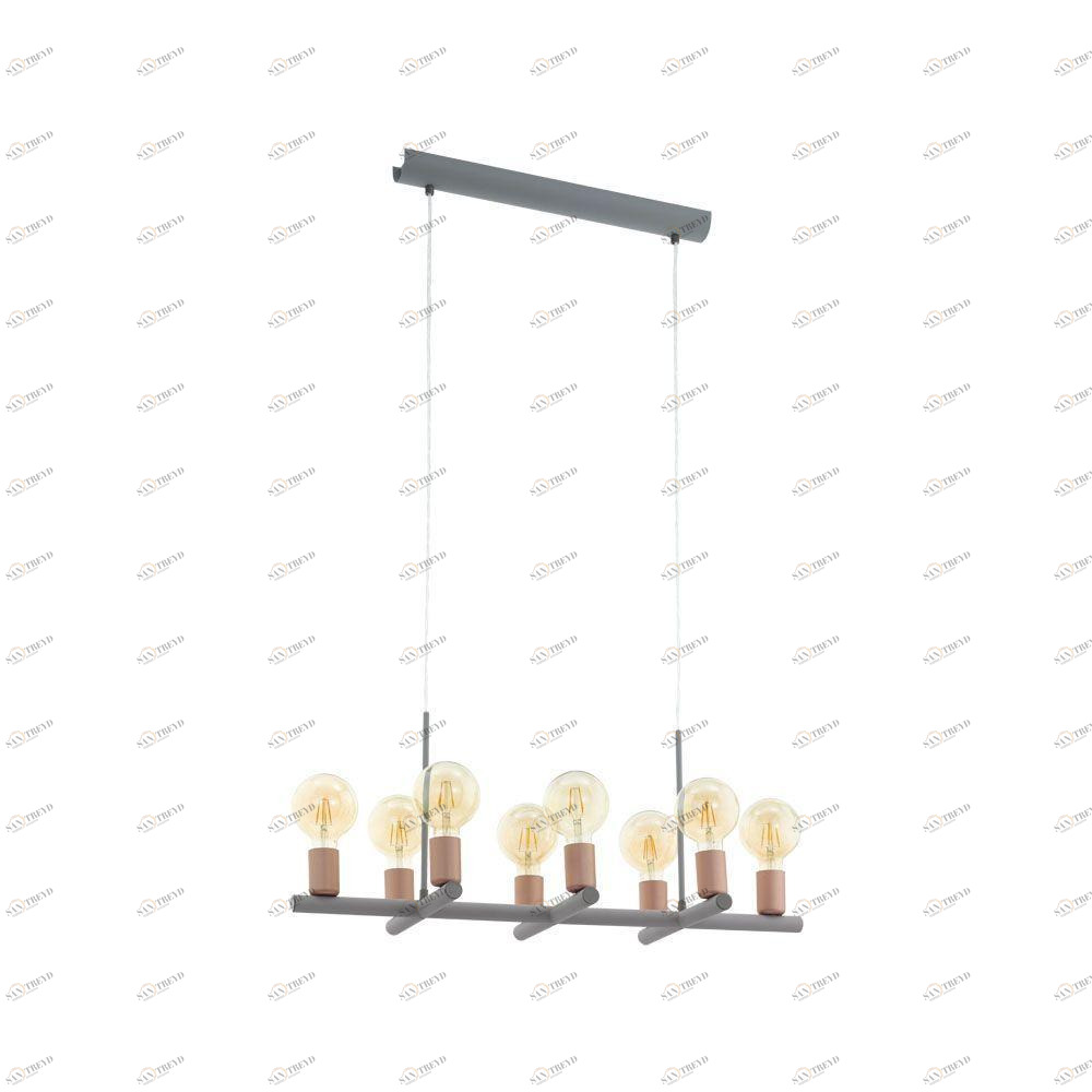 Подвесная люстра Eglo Adri 1 97449 EGLO ДИЗАЙНЕРСКИЕ 279343 Серый 