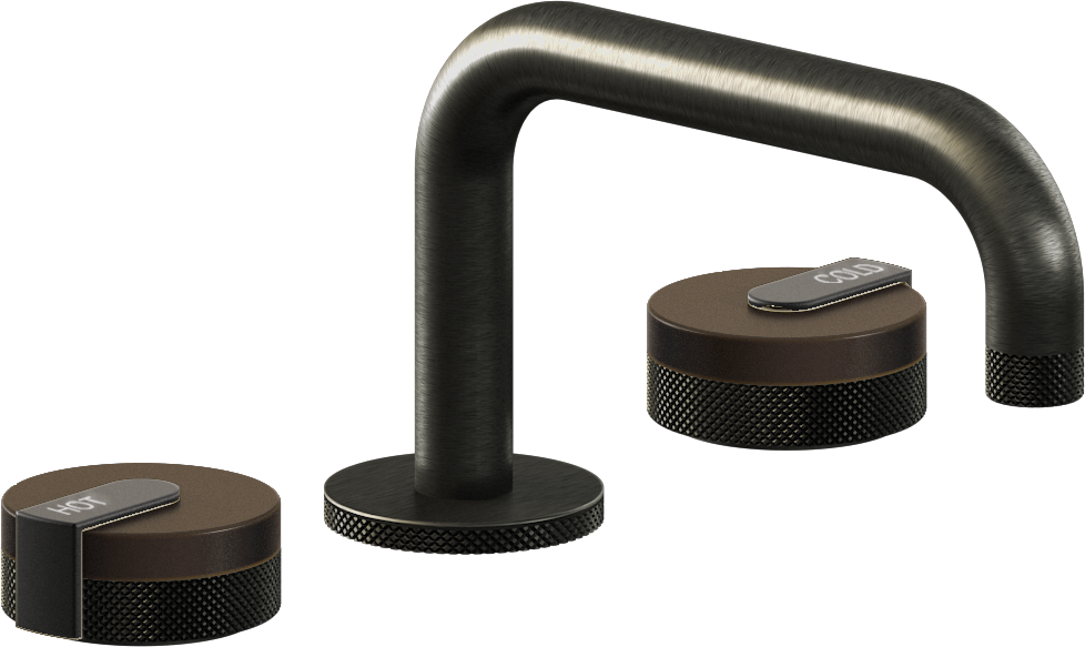 E-11510-R1OB-L1BK-BOX Смеситель для умывальника на 3 отвертия GRAFF MOD+