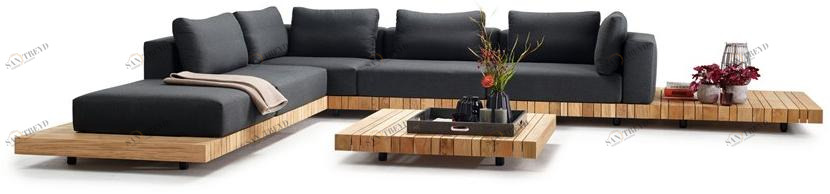 solpuri Садовый диван из тикового дерева Plateau sun-id-1434130