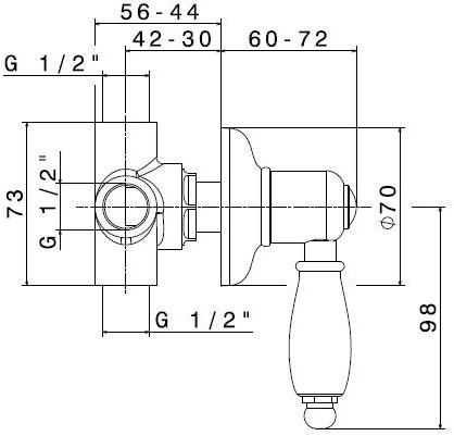 newform 3-ходовой переключатель Daytime 69073 - Вид №1