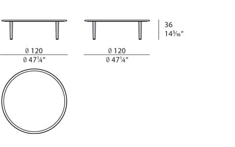 Деревянный журнальный столик Turri Riban ARCH-00041609 - Вид №5