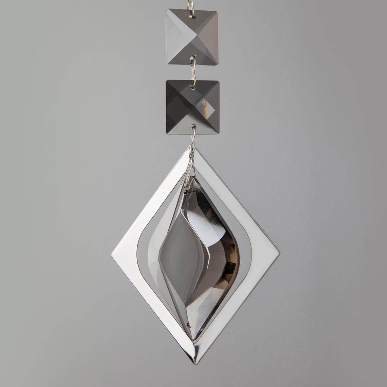 Бра хрустальное хром Telao 10110/1 EUROSVET СВЕЧА 00-3930354 Прозрачный;хром  - Вид №2