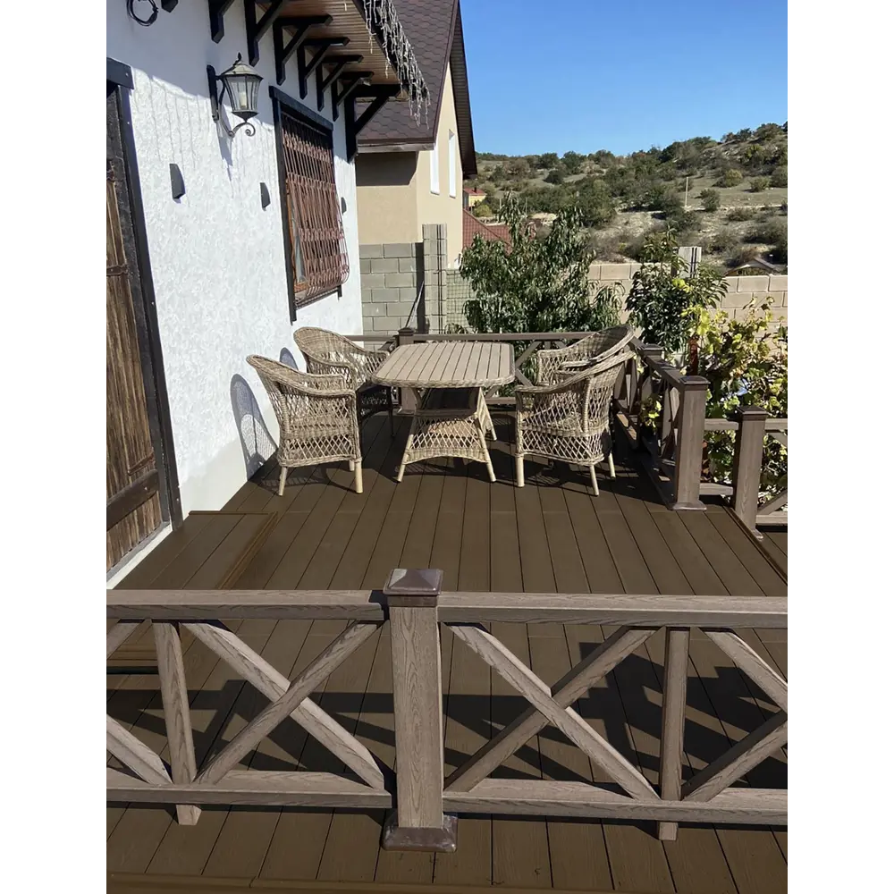 Террасная доска T-DECKS Венге для идеального ландшафта 87036582 STLM-1468253 - Вид №7