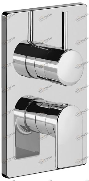 Fir Italia Смеситель для душа из латуни с переключателем и тарелкой Doda 67 6750198