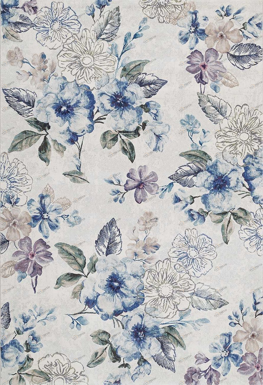 Ковер Home 63322A6141 200x290 DOLLY CAPRETS ДИЗАЙНЕРСКИЕ 155249 Голубой 