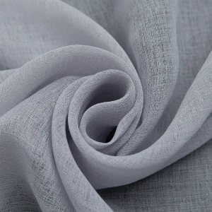 Тюль 1 м/п Фентези лен 280 см цвет серый