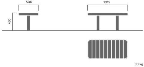VESTRE Скамья из стали и дерева без спинки Forum sun-id-1407772 - Вид №9