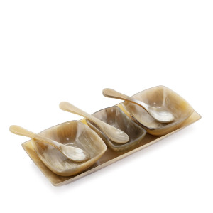 600787-00 ABHIKA ЛОТОК & amp; НАБОР ЛОЖКИ 7 ШТ. NATURAL