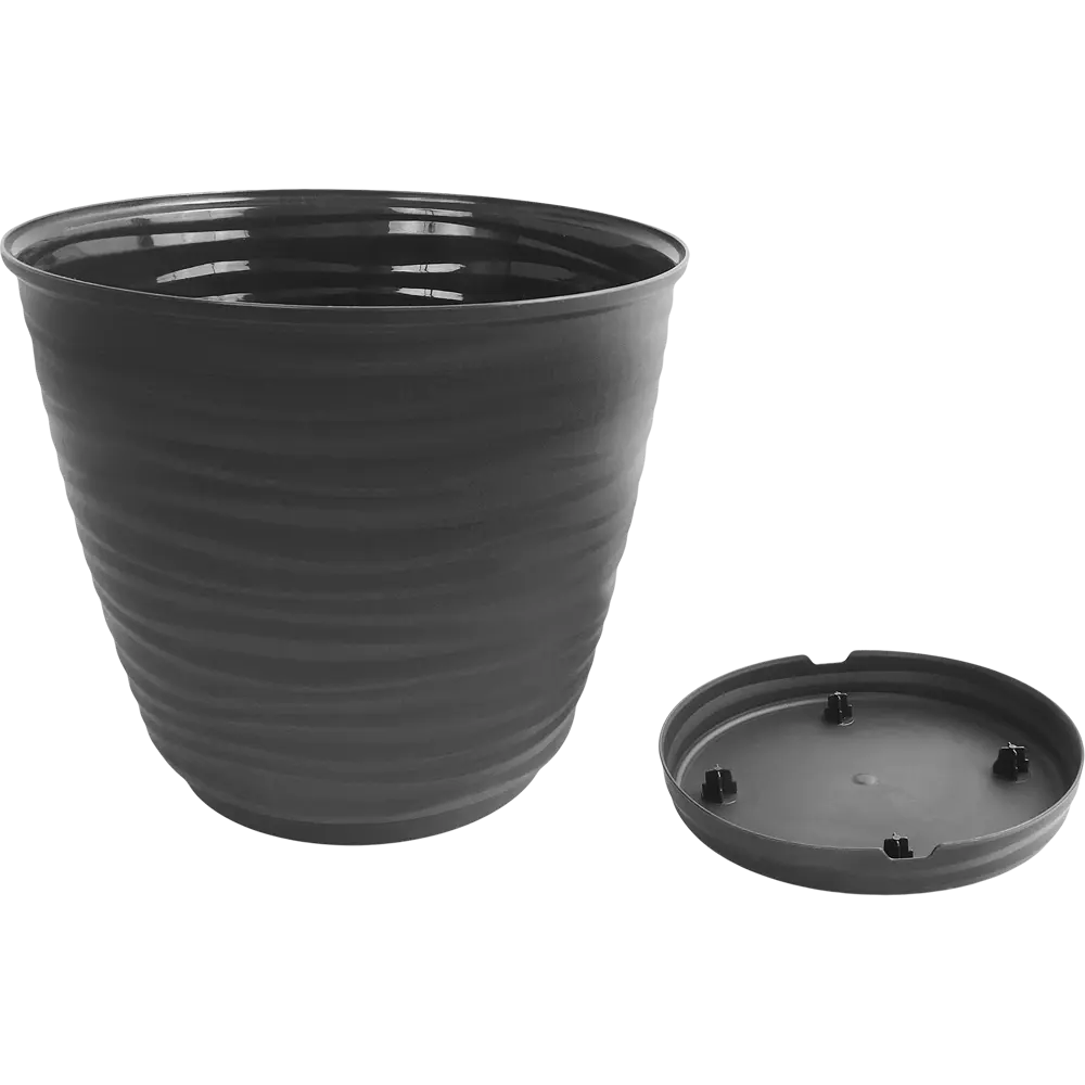 IDI LAND Saffron — элегантный цветочный горшок с поддоном 84533079 STLM-0051426 - Вид №1