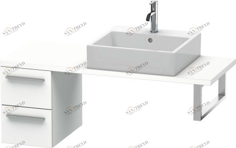 XL542501818 X-Large Шкафчик для компактной консоли Белый матовый, декор Duravit