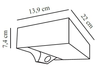Пластиковый наружный настенный светильник Nordlux Monay ARCH-00082039 - Вид №8