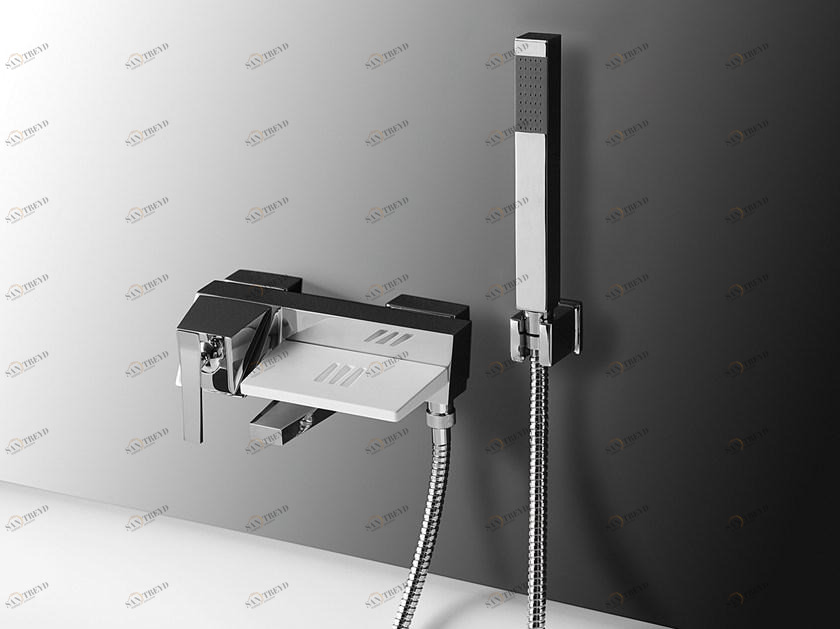 Rubinetterie Mariani Смеситель для ванны настенный с ручным душем Panfilo 202-pf