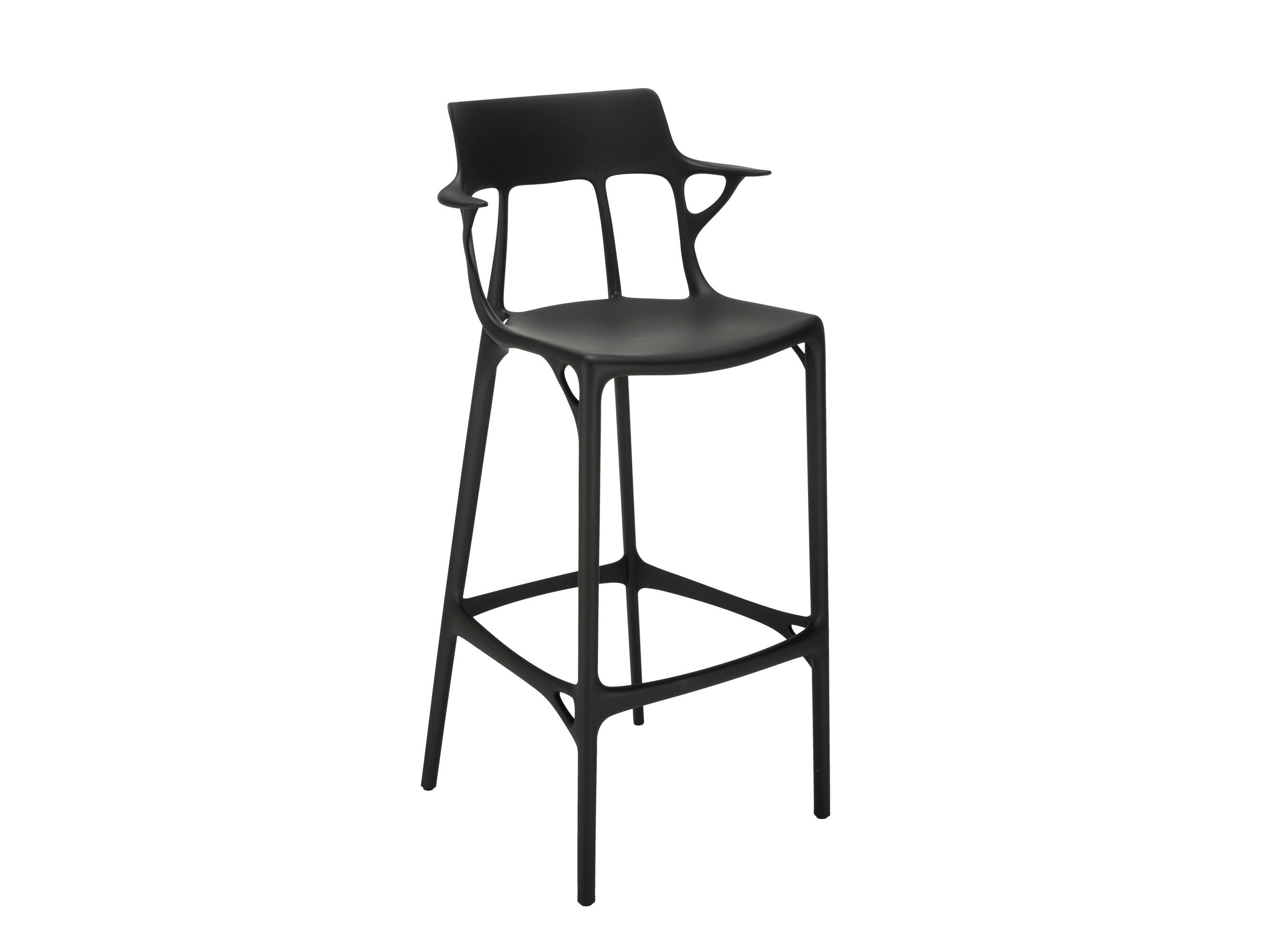 Высокий стул из переработанного инженерного пластика для сада со спинкой Kartell A. I ARCH-00056063 - Вид №29