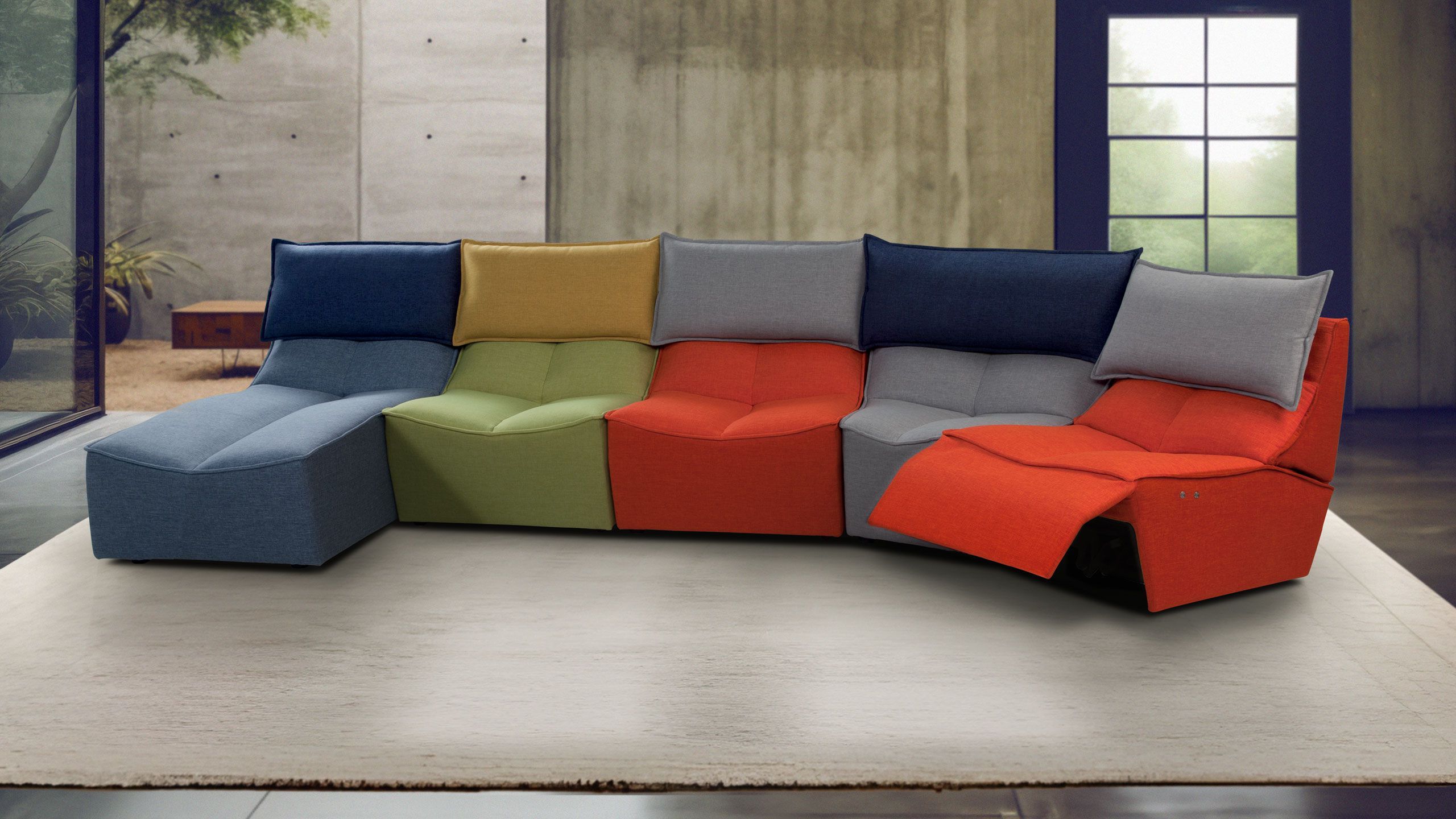 Ткань диван Calia Italia Modular ARCH-00151683 - Вид №2