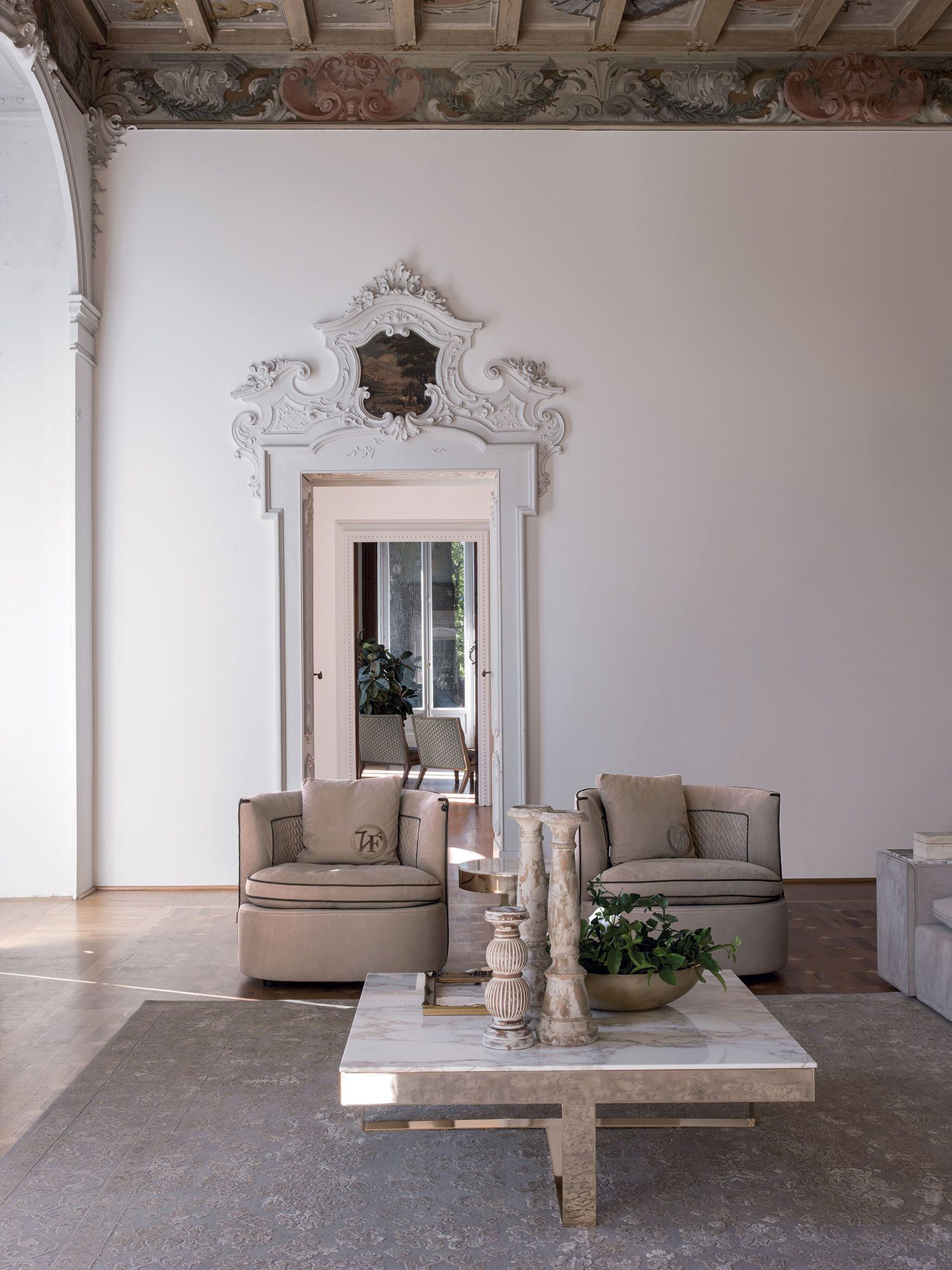 Тканевое кресло Vittoria Frigerio ARCH-00089938 - Вид №1