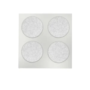 Накладка на мебельные ножки KONSENSA 40 мм круглые фетр цвет белый 4 шт.
