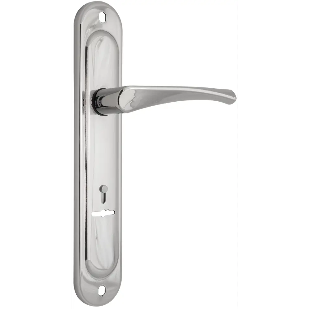 ЗЕНИТ Замок врезной ЗВ9-6-01 с усиленной ручкой, хром 82490863 STLM-0028434