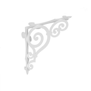 90703689 Кронштейн для полки 25х25х8.5 см. нагрузка 30 кг. цвет белый Классика 250 STLM-0345881 КРОН-БАЛТЪ