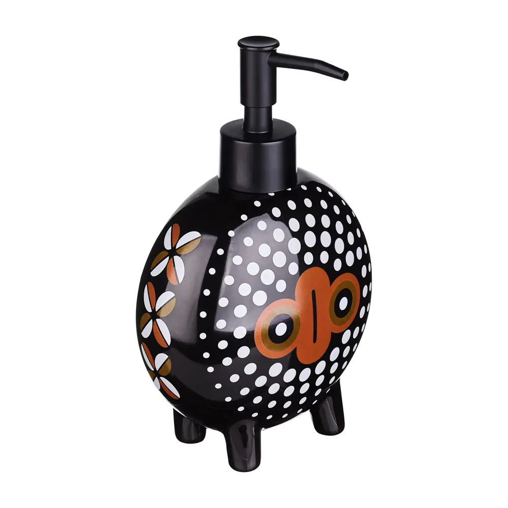 Дозатор для жидкого мыла Moroshka Bantu цвет черный STLM-2189983 - Вид №1