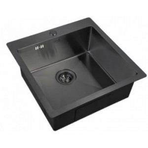 Zorg INOX-PVD 5151 GRAFIT Мойка кухонная прямоугольная Zorg