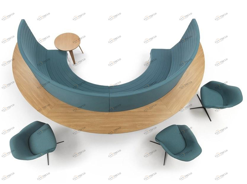 Marelli Изогнутый модульный диван Stripes sun-id-1467609