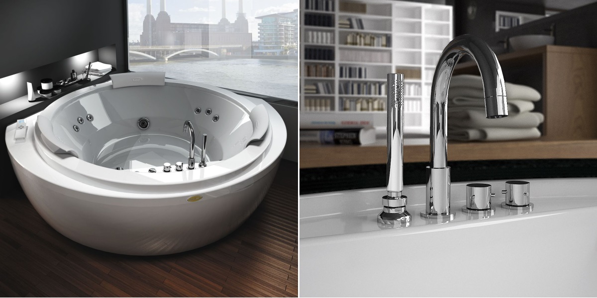 Ванна угловая с гидромассажем "TOP" Nova Corner 9F43-552A Jacuzzi 9F43552A - Вид №1