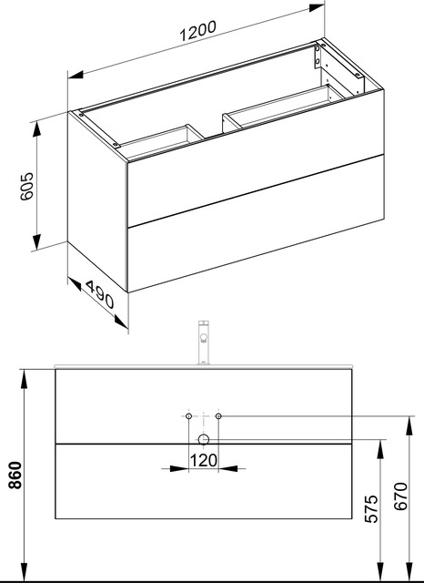 32983290000 Тумба под умывальник KEUCO Plan - Вид №3