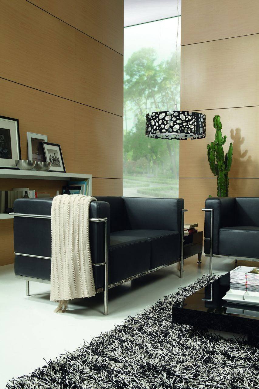 Подвесная люстра Mantra Moon 1352 MANTRA ДИЗАЙНЕРСКИЕ, MOON BLACK 055941 Черный  - Вид №1