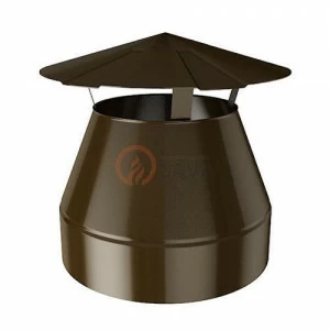 Оголовок-зонт LAVA 150/220 мм. коричневый (8017)