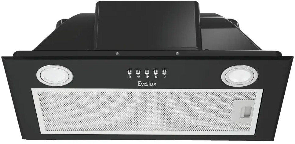 91288333 Встраиваемая вытяжка Evelux Margit 60 B 52.5 см цвет черный STLM-0876703