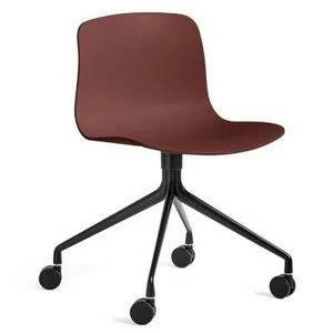 Стул AAC14, кирпичный с черным основанием