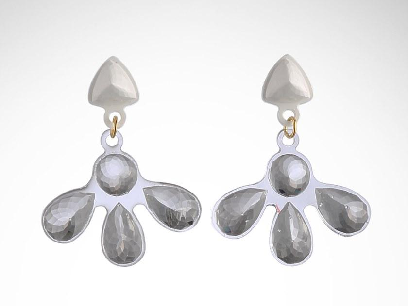 Corsi Design Серьги из синтетического материала Long stones sun-id-1346313 - Вид №7