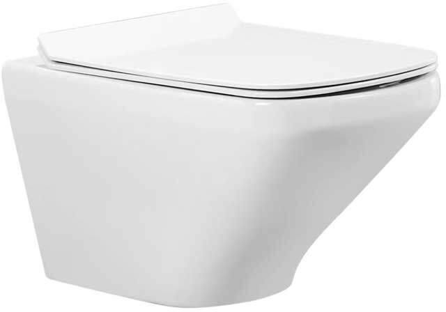 91078351 Унитаз подвесной VT1-17 безободковый с сиденьем микролифт STLM-0472595 VINCEA