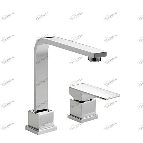 14031 Монокомандный смеситель для раковины, два отверстия без клапана EFFEPI RUBINETTERIE H-tre 