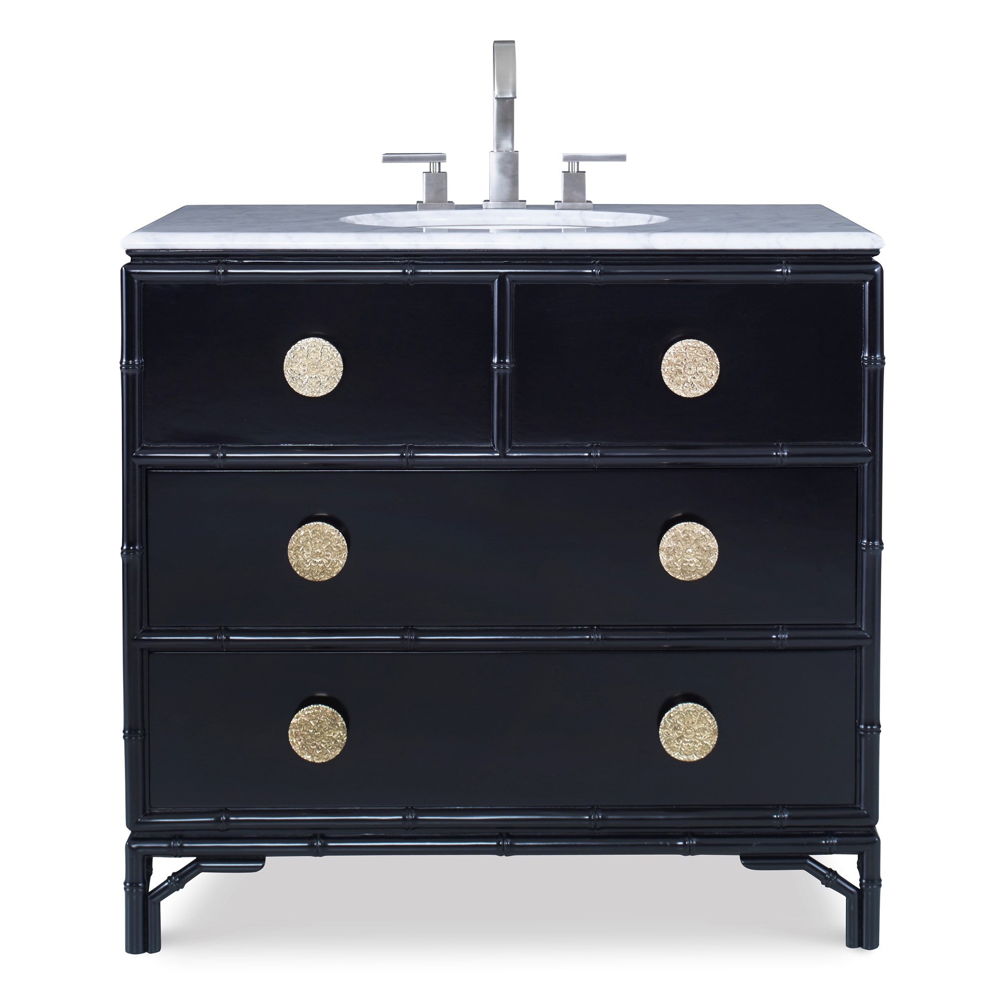 Тумбочка, большая (от 37 до 59,5) 17588-110-401 Bamboo Sink Chest Ambella  - Вид №2